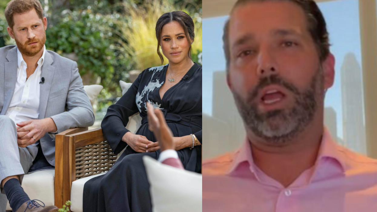Trump Jr attempted to give his thoughts on Meghan and Harry and it totally backfired