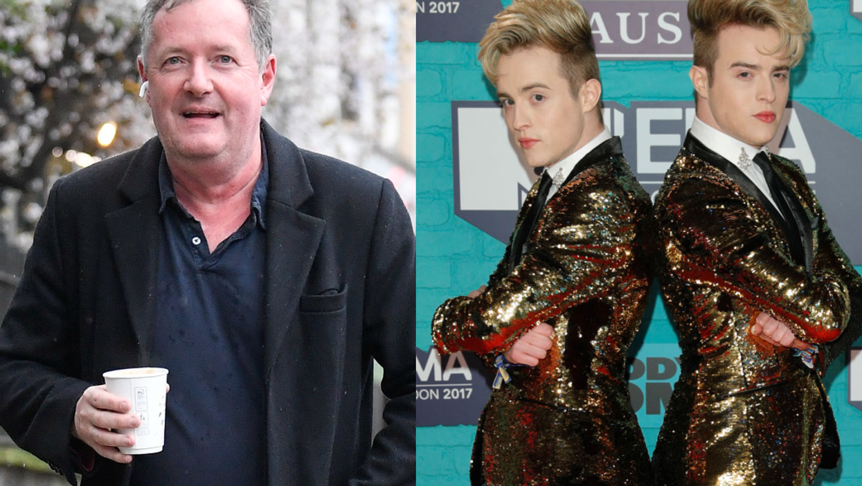 Piers Morgan is in a Twitter spat with Jedward over Winston Churchill and it’s as weird as it sounds