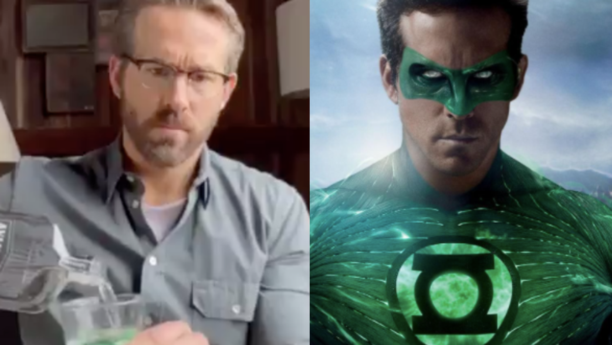 Ryan Reynolds getting drunk and watching one of his worst films for the first time was an absolute delight