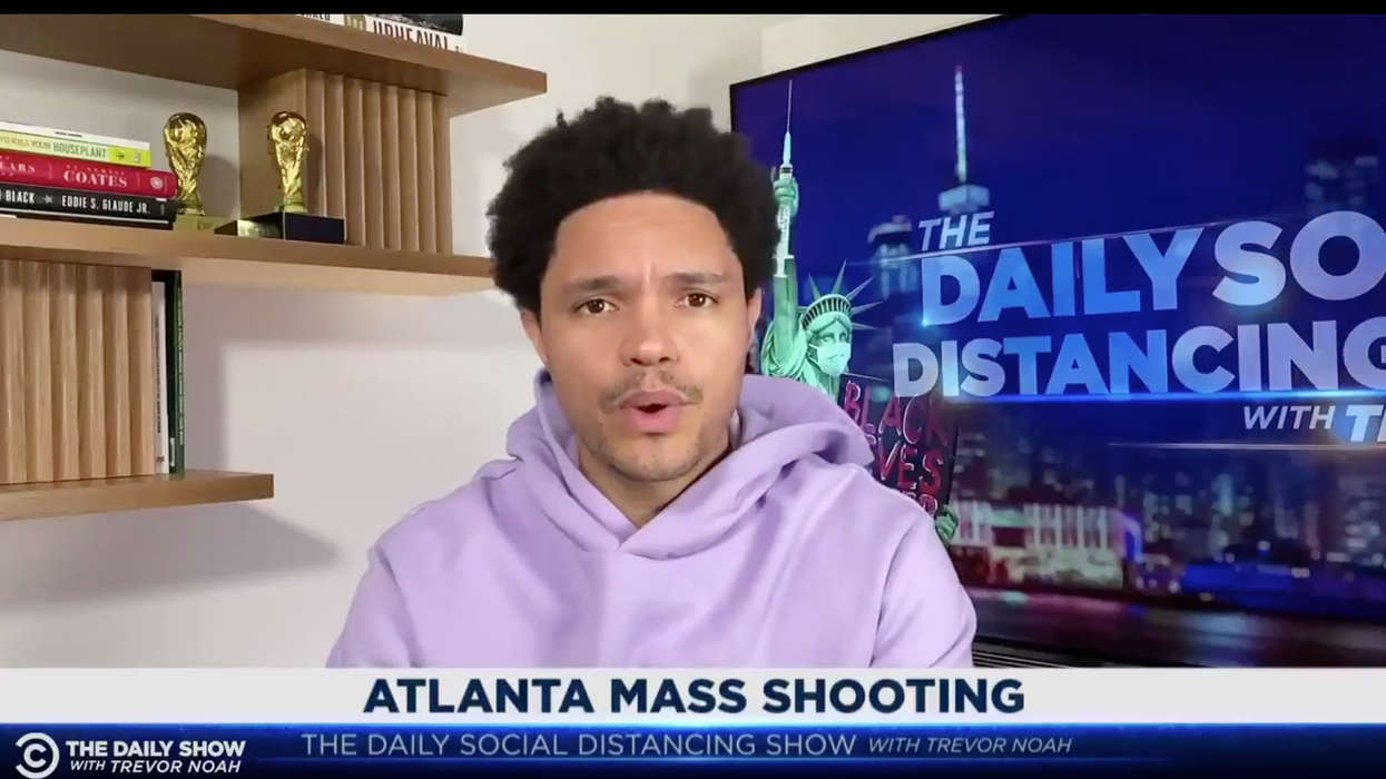 Trevor Noah denounces racism and ‘horrifying’ Atlanta shootings in powerful monologue