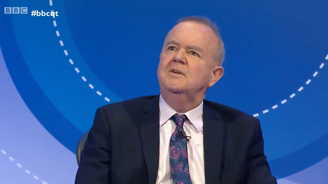 Ian Hislop brands government’s £2.6m briefing room a ‘metaphor for an entire year of Covid incompetence’