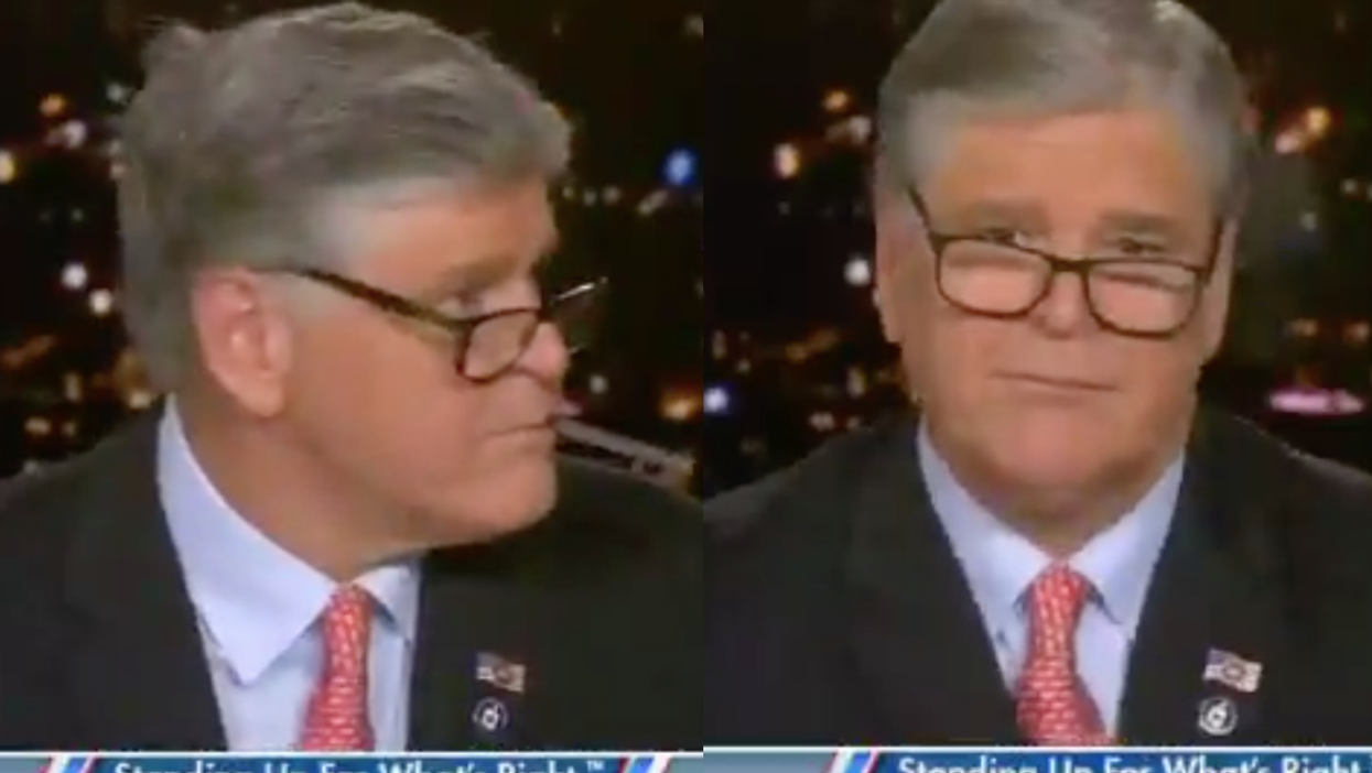Sean Hannity caught vaping live on air in hilarious Fox News gaffe