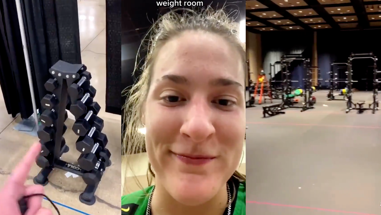 Women basketball players get new weight room after exposing disparity with male counterparts
