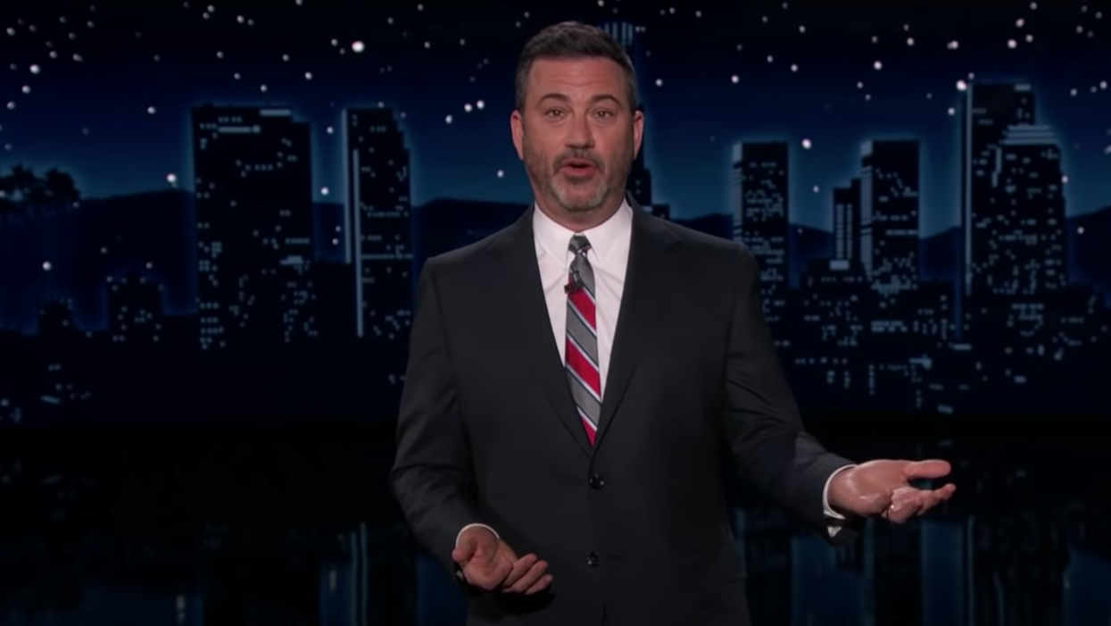 Jimmy Kimmel reminds Donald Trump of his coronavirus denial from a year ago