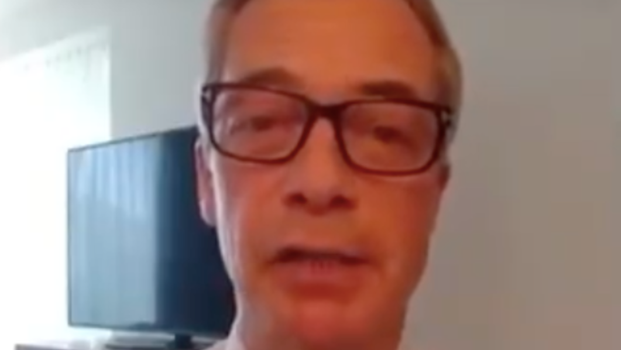 Nigel Farage tricked into saying rude joke name in Cameo birthday message