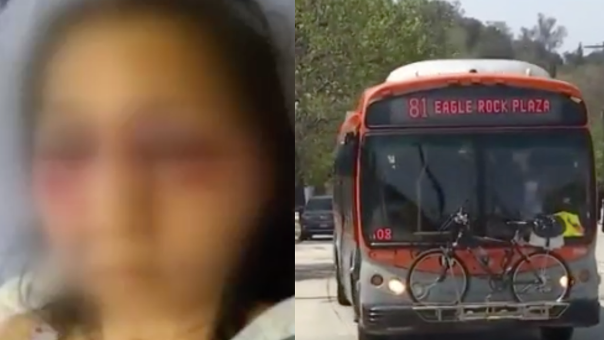 Grandmother brutally beaten on LA bus by woman who thought she was Asian