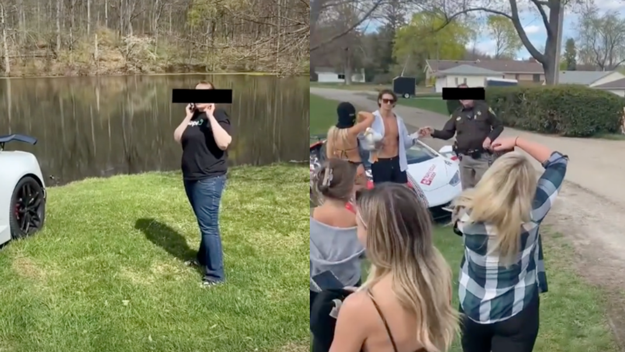 Woman calls police on influencer – only for it to completely backfire on her