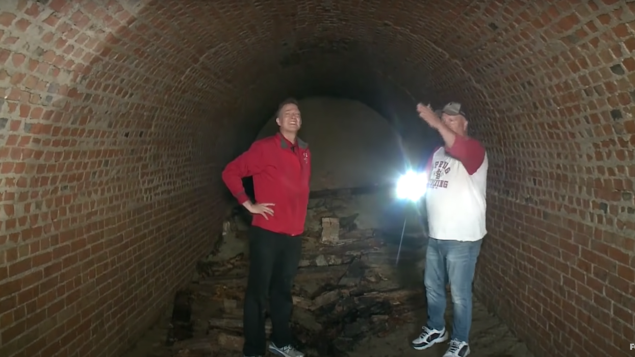 Man discovers secret ‘19th century’ tunnel beneath his own home