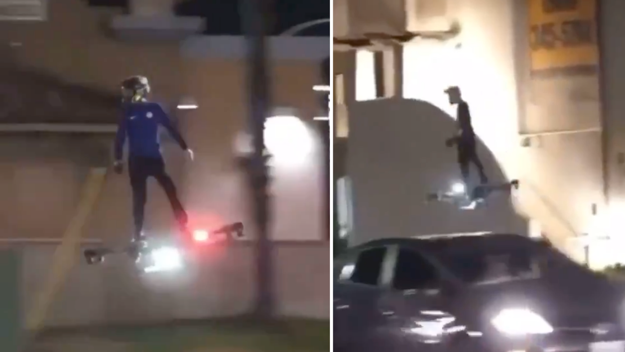 Man spotted on real-life Back to the Future-style hoverboard costing $20,000