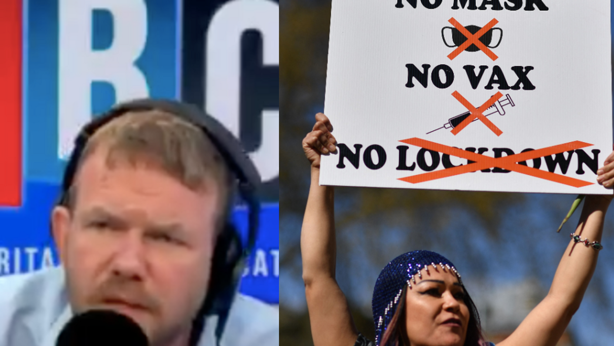Anti-lockdown protester breaks down on live radio and admits pandemic has ‘ruined’ her life