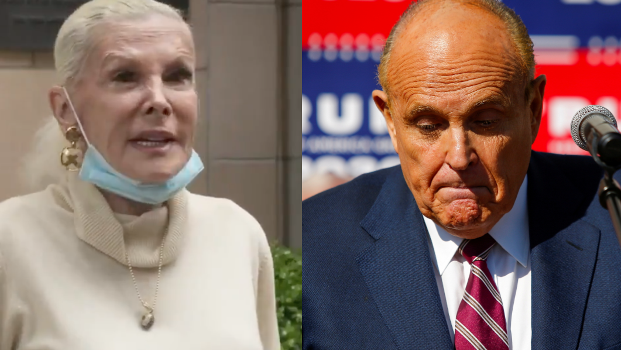 Rudy Giuliani’s neighbour becomes an instant icon for her hilarious account of the FBI’s raid on his apartment