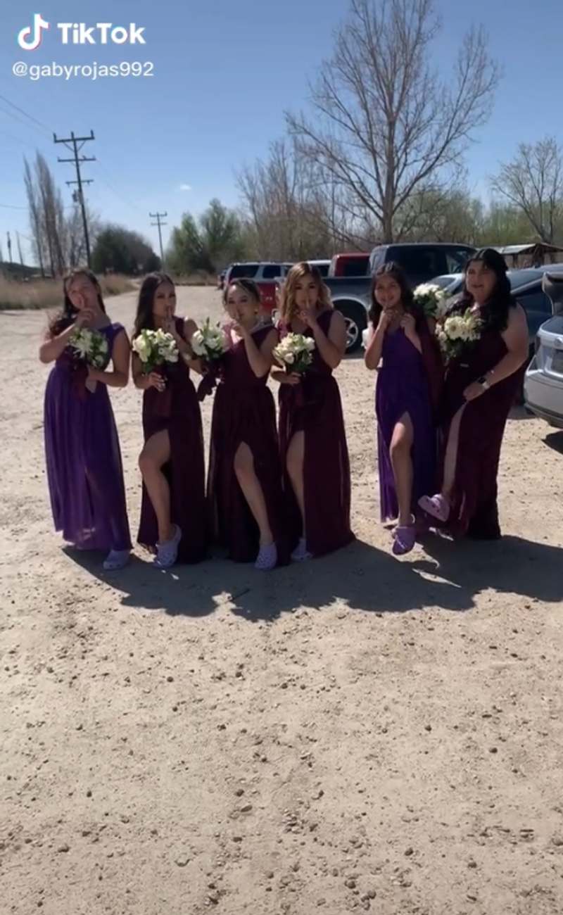 Viral TikTok of bridesmaids prank on bride divides viewers indy100