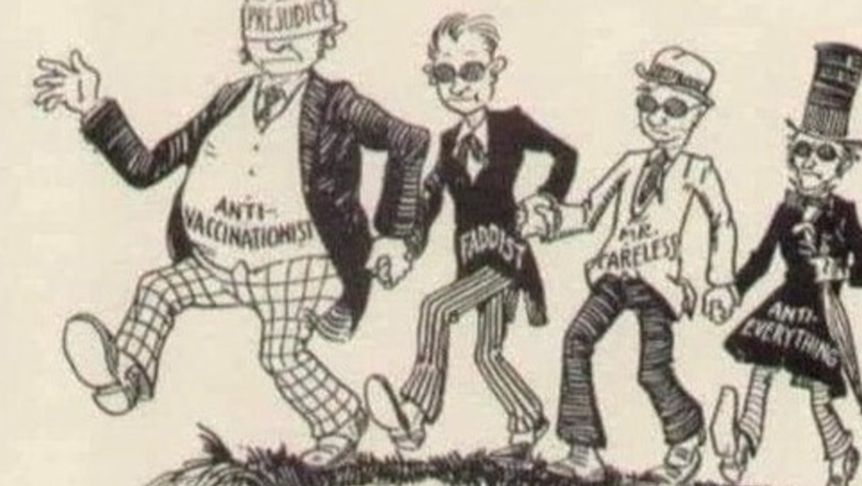 A comic from the 1930s mocking anti-vaxxers predicted the future