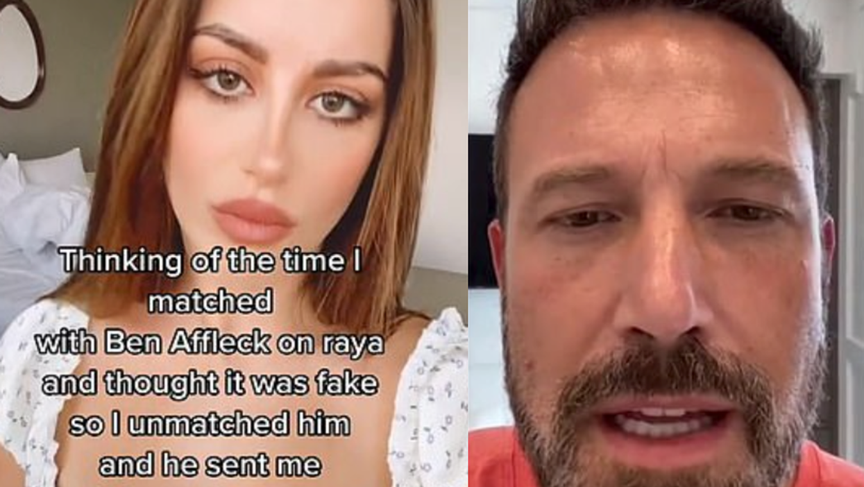 Ben Affleck sent a video to a woman after she unmatched him on dating app assuming his profile was a catfish