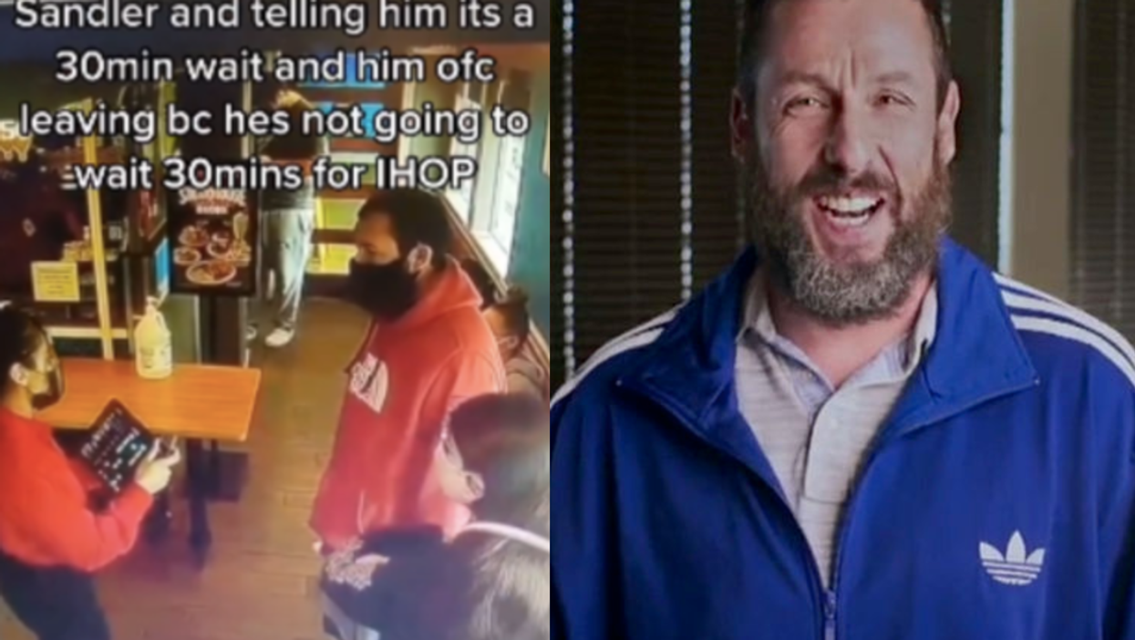 Adam Sandler has hilarious response to viral video of him getting turned away from a restaurant