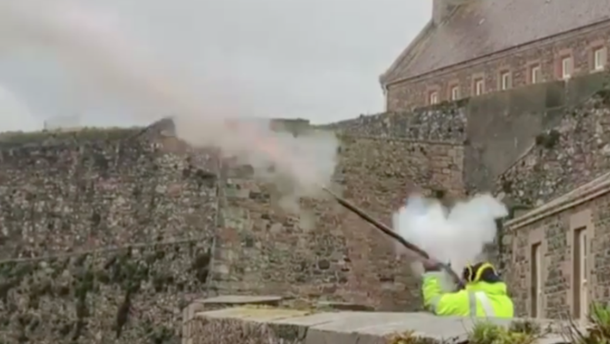 A ‘peak Brexit’ moment as man fires musket at French ships in Jersey fishing row