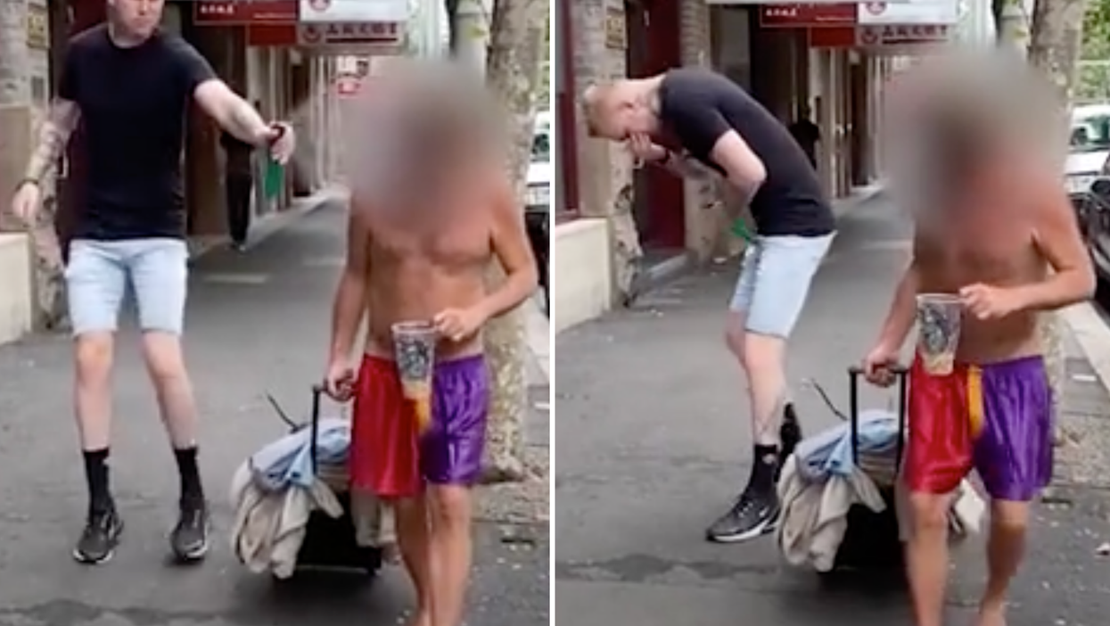 Australian YouTube and TikTok prankster slammed for pretending to sneeze on homeless man