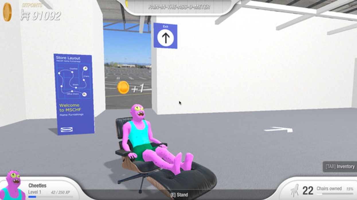 There’s now a ‘Chair Simulator’ video game where you sit in multiple chairs before dying alone