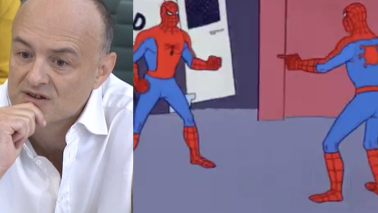 18 of the funniest reactions after Dominic Cummings uses Spider-Man meme to explain Covid response