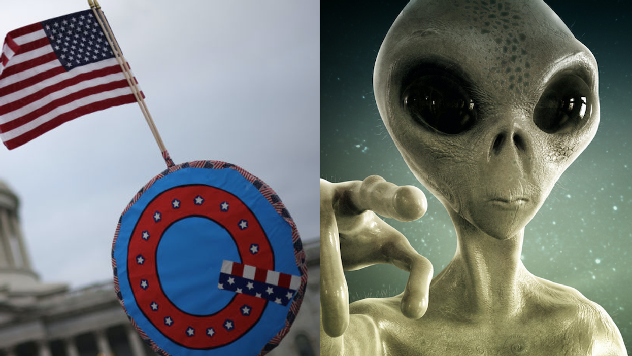 Major figure in QAnon conspiracy theory sets up WikiLeaks style website about aliens