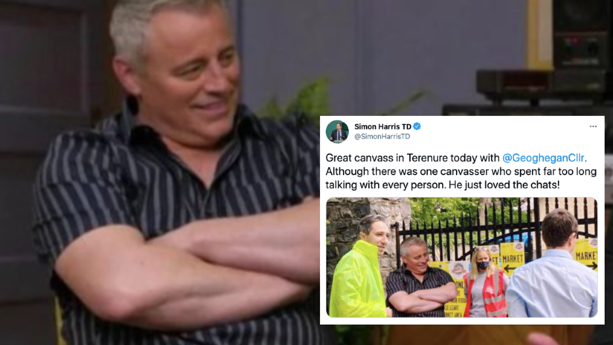Matt LeBlanc Dad meme ‘ruined’ after Irish politician makes his own