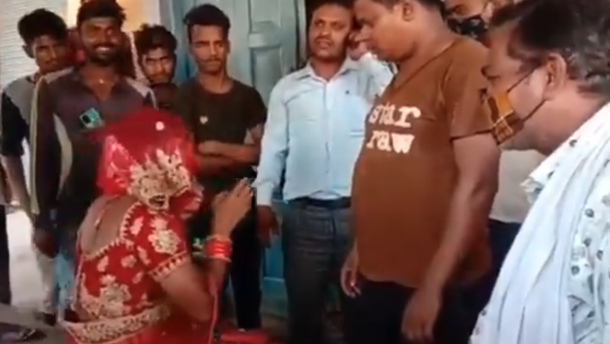 Man in India disguises himself as a bride so he could visit his ‘lover’ on her wedding day