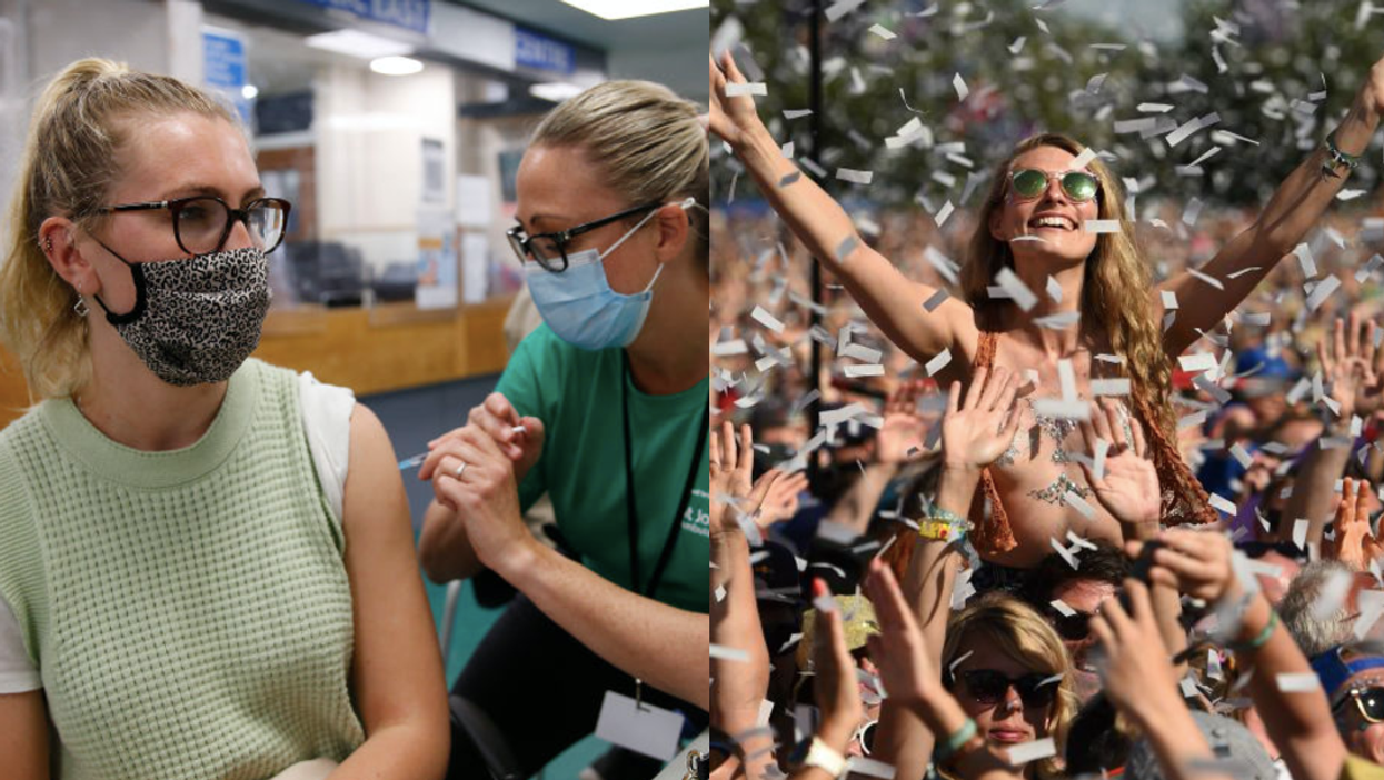 All the ways getting the covid vaccine and going to a festival are exactly the same