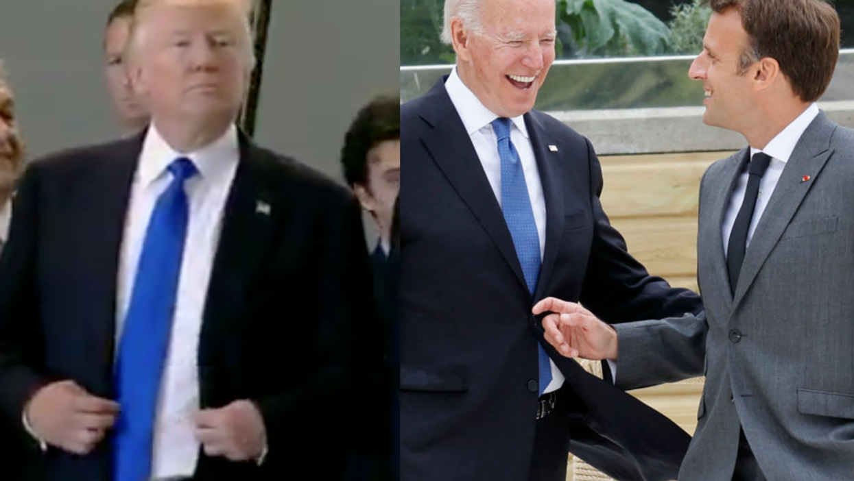 The difference between Trump and Biden in just five seconds