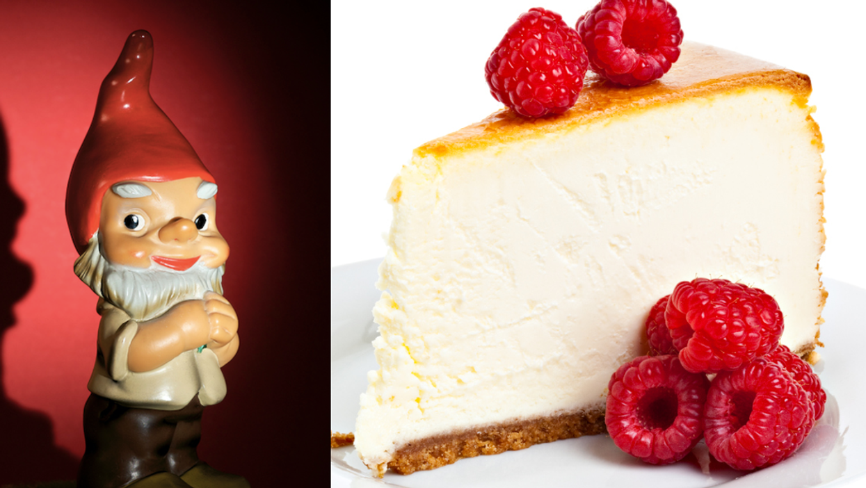 A garden gnome’s been held ransom by thieves in Scotland, who demand cheesecake in exchange for its freedom