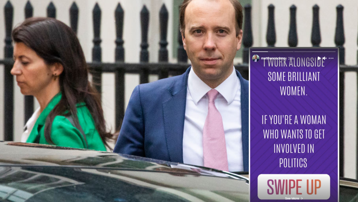 Matt Hancock posted on Instagram about ‘working with brilliant women’ hours before affair allegations emerged