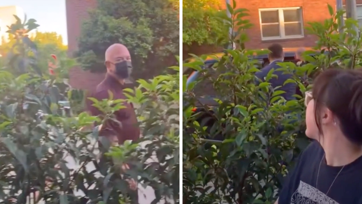 A viral video of Jeff Bezos being heckled has left people divided