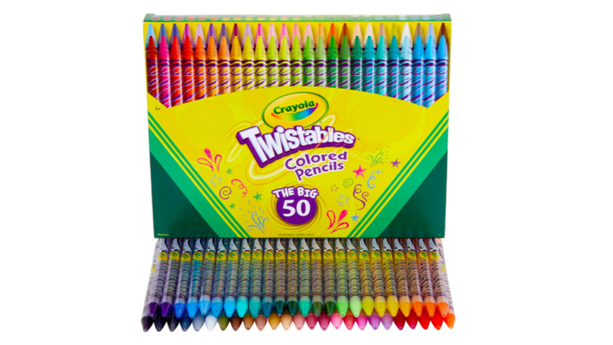 Crayola Twistables Colored Pencils, 50 Count