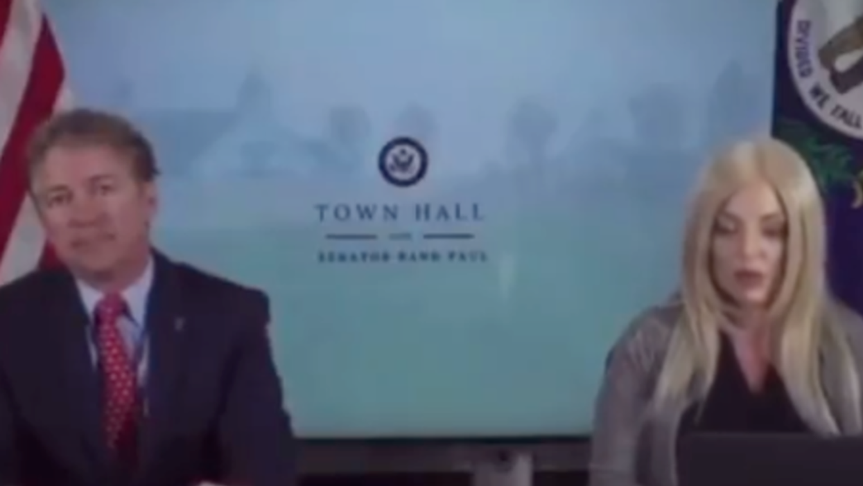 Republican senator Rand Paul told to ‘get f**ked’ during virtual town hall meeting