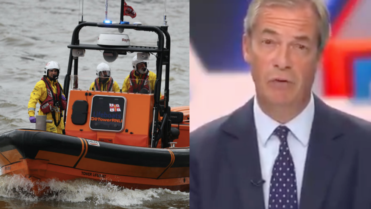 RNLI receives more than £200,000 in donations after Nigel Farage called them a ‘migrant taxi service’
