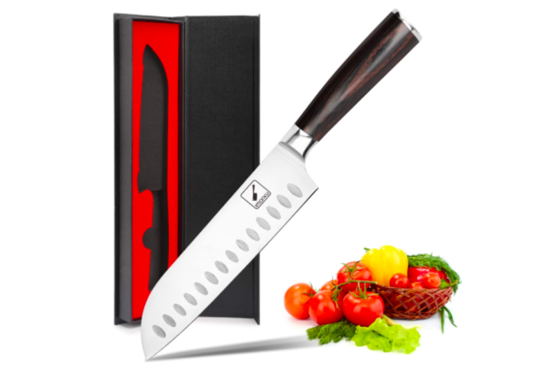 imarku  7-inch Santoku Knife Japanese Chef Knife German HC