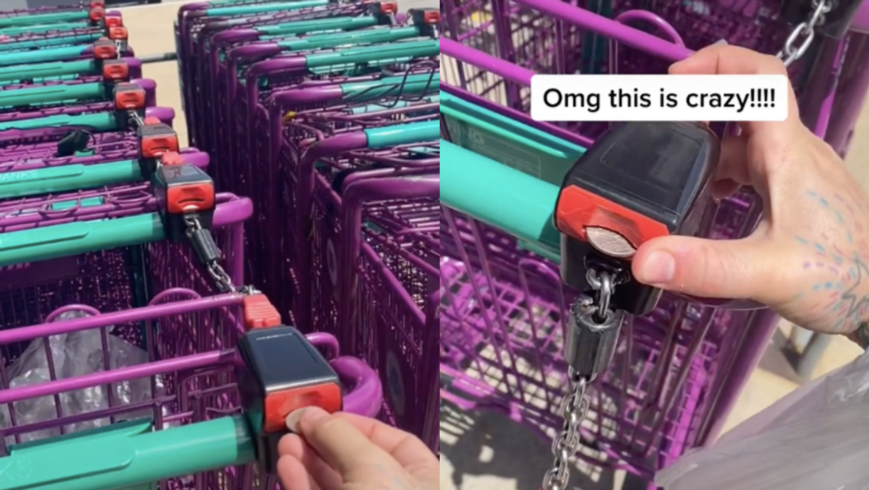 American woman mocked by Brits after just learning about coin-release shopping trolleys