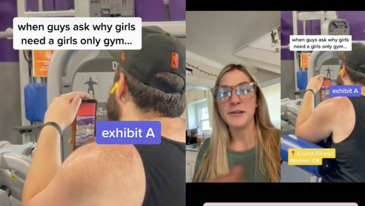 Woman gets man banned from a gym after she catches him secretly filming another woman