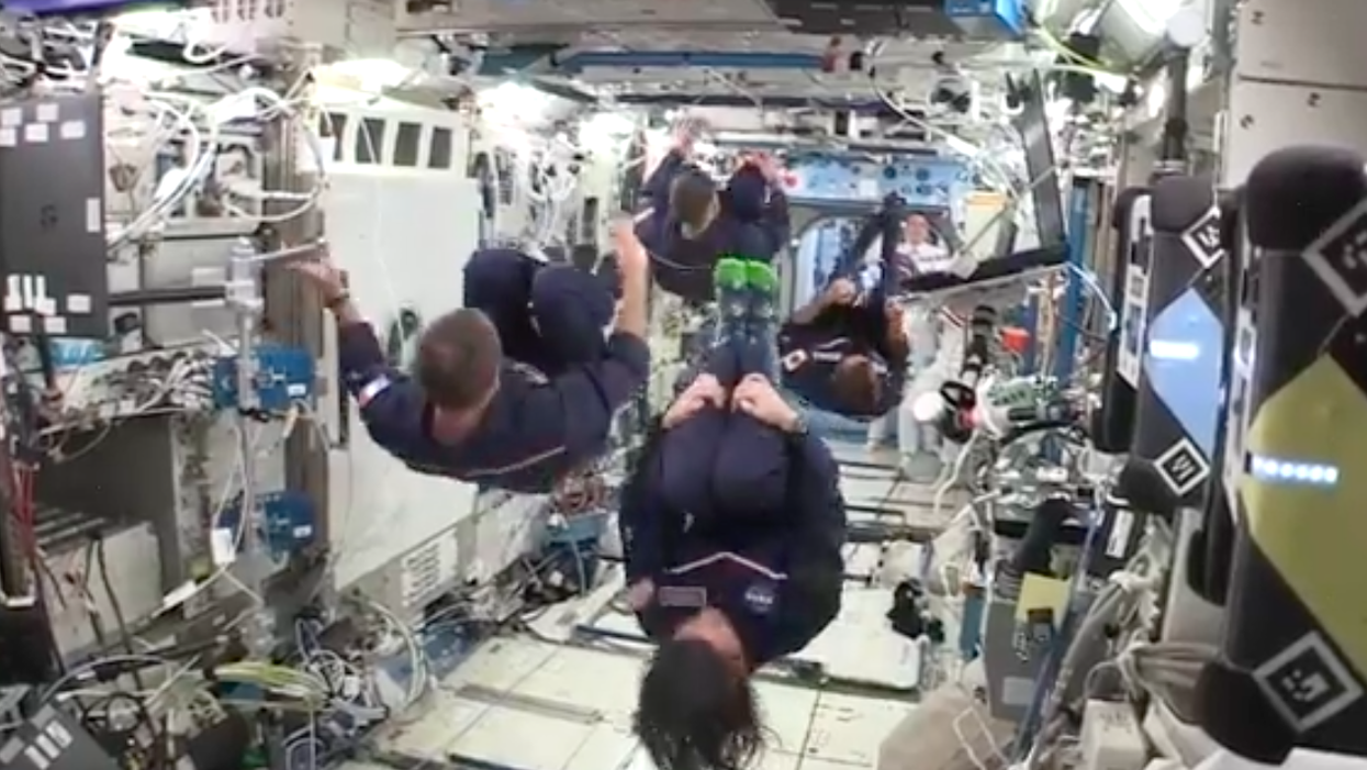 International Space Station astronauts just held their first ever ‘Space Olympics’