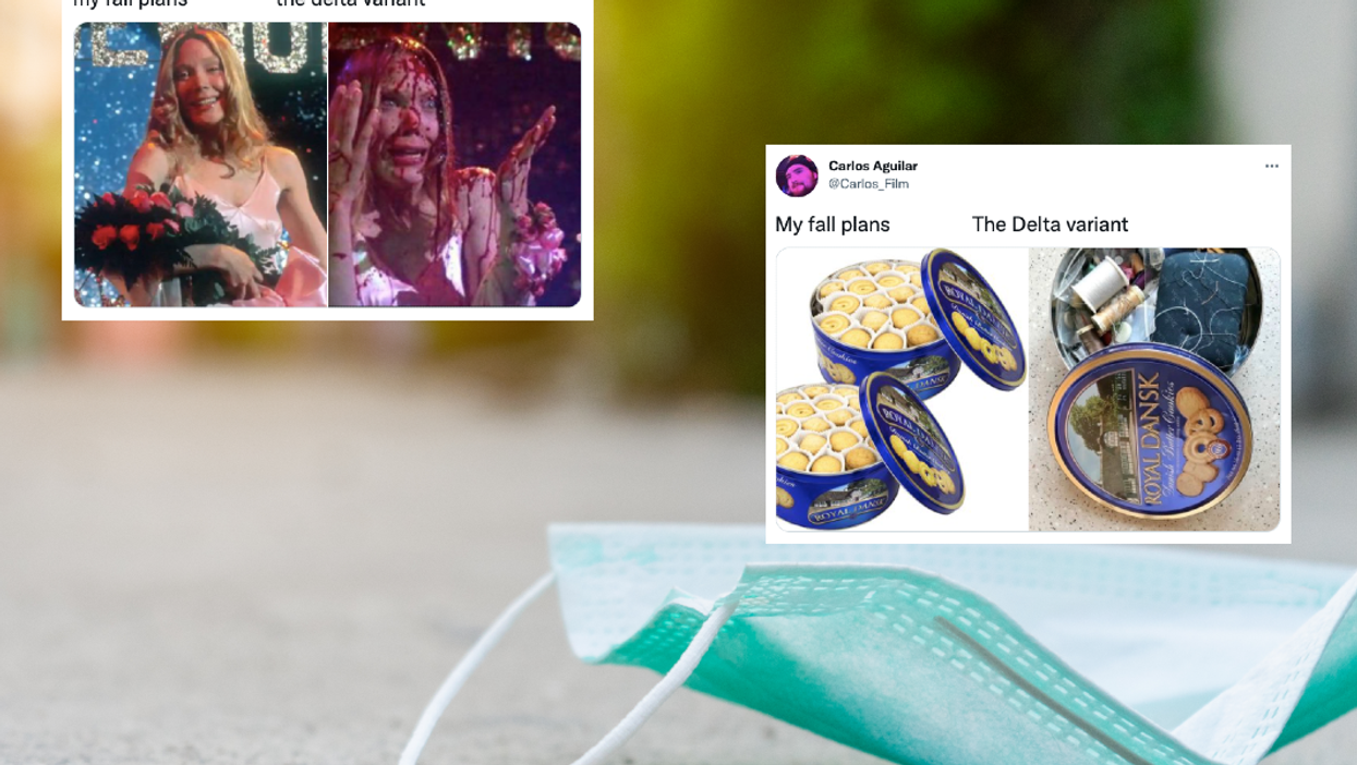 The Delta variant ruining people’s fall plans has become the internet’s new favourite meme