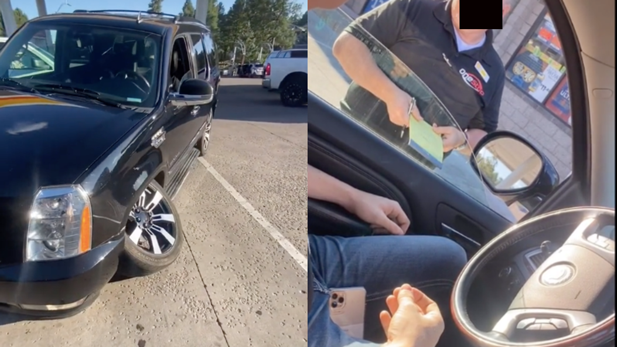 Gas station manager dubbed ‘male Karen’ after insisting man move truck that’s broken down outside his store