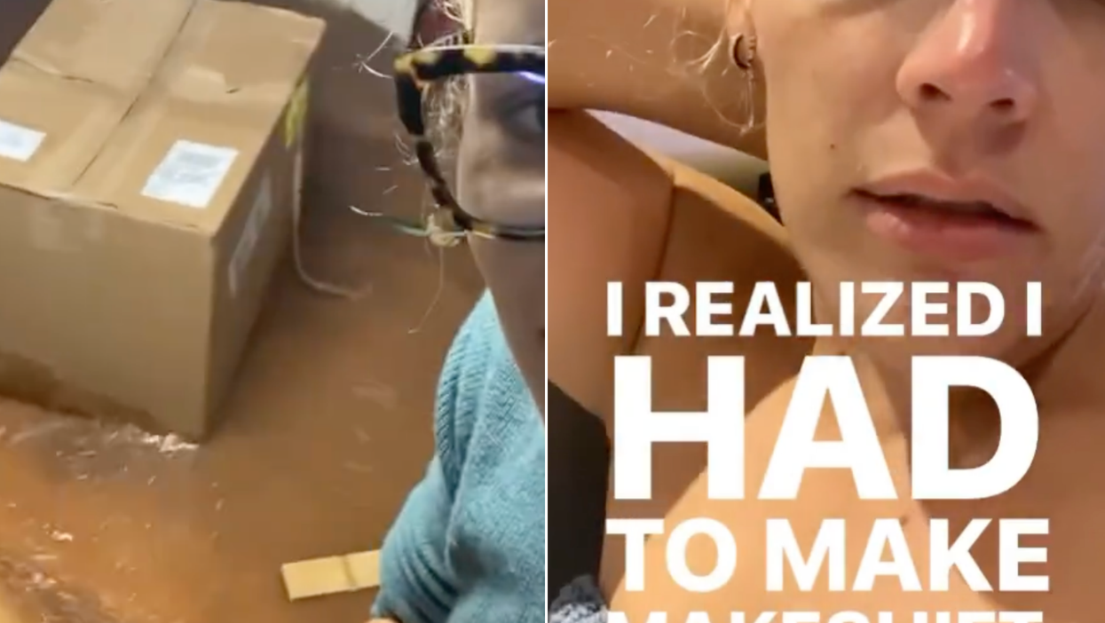 Busy Philipps uses canvas bag DIY trick to stop her New York home from flooding