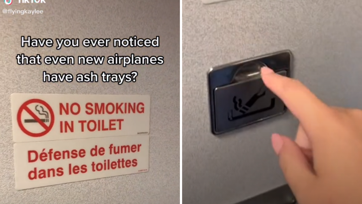 Why do planes still have ashtrays if you can’t smoke? Flight attendant reveals all in TikTok