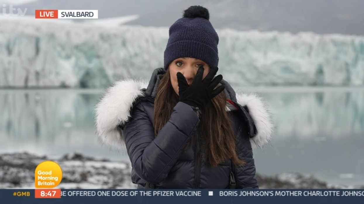 ITV weather presenter breaks down during climate change report