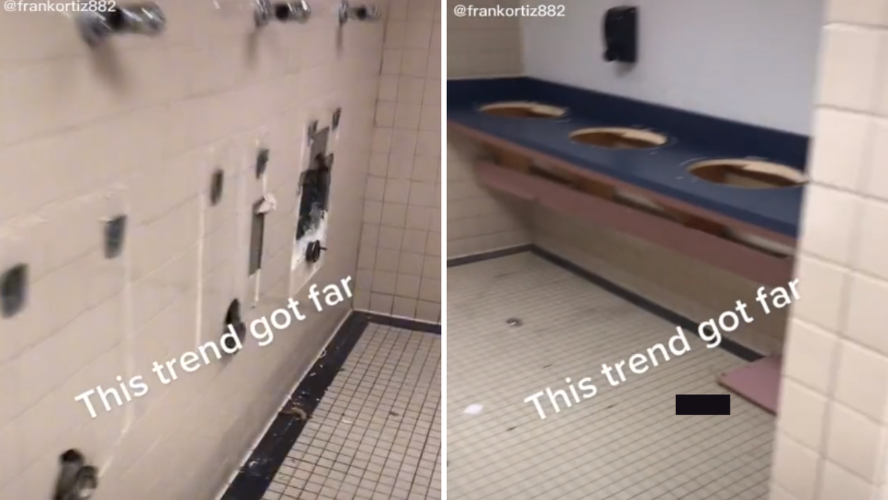 Bizarre ‘devious lick’ trend which saw high-schoolers rip sinks off walls banned from TikTok