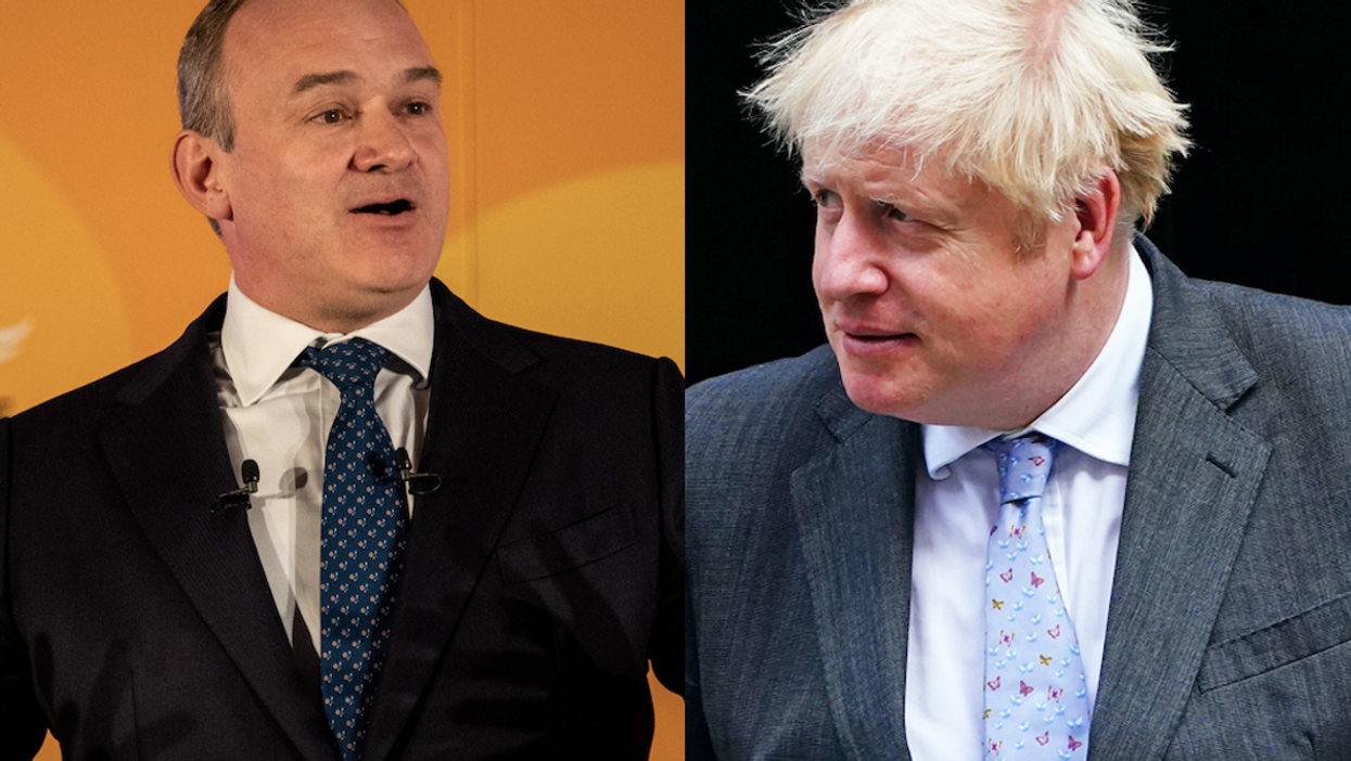 Lib Dem leader Ed Davey praised for scathing speech about Boris Johnson