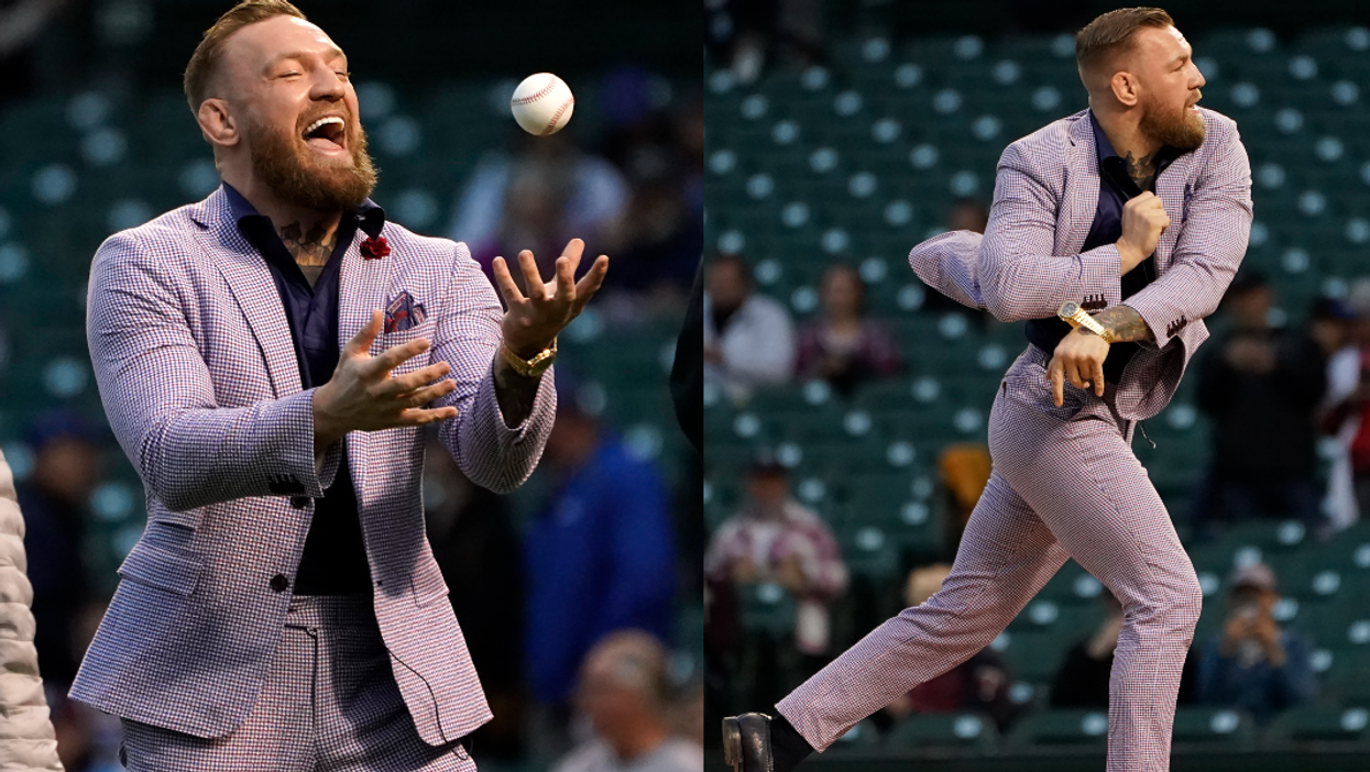 Conor McGregor mocked after throwing one of the ‘worst baseball pitches of all-time’