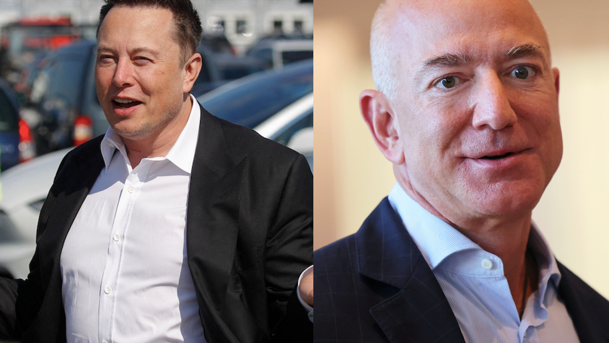 Elon Musk jokes about Jeff Bezos’ rocket length and says he’s sending him a silver medal for rich list placing