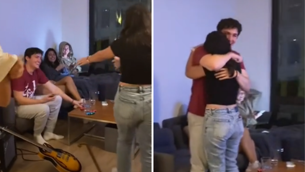 Couple forced to defend relationship after TikTok of girlfriend surprising boyfriend sparks ‘red flag’ debate’