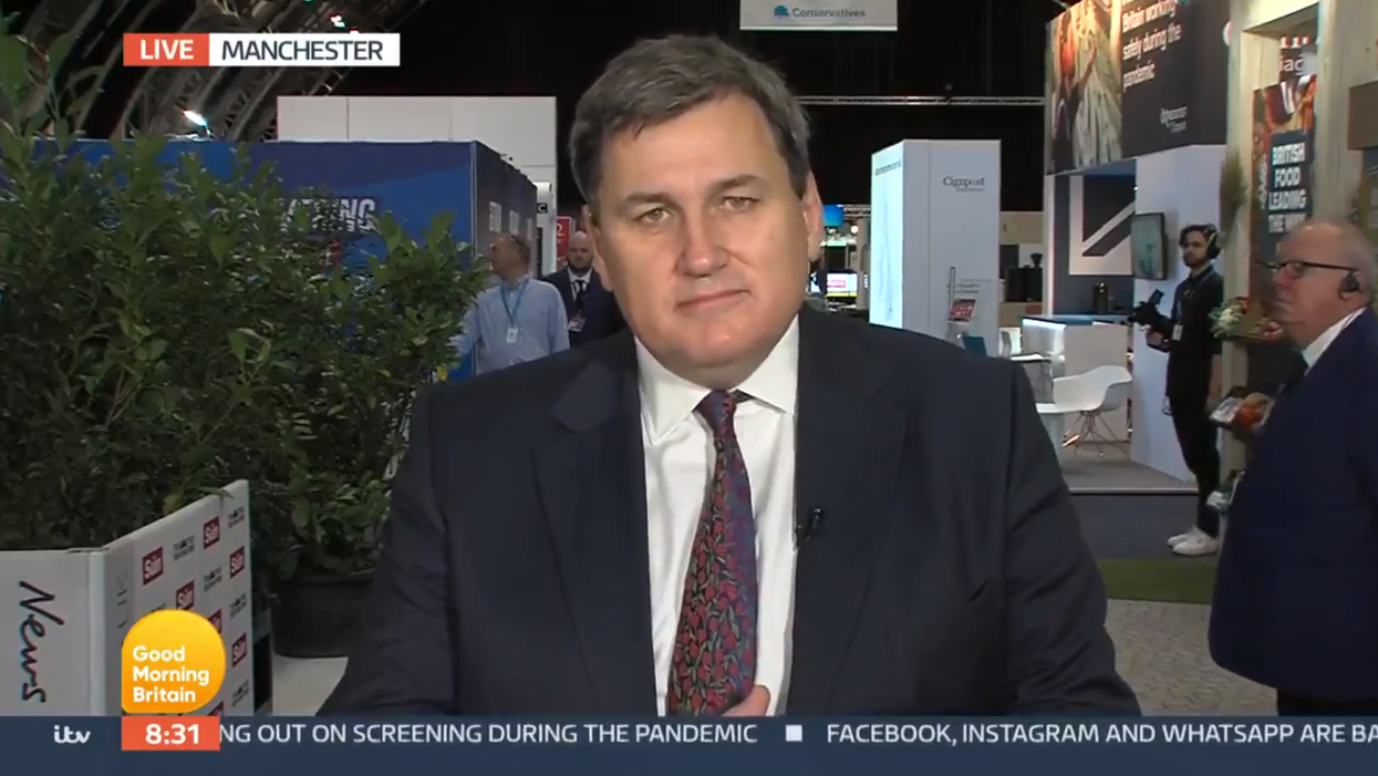 Tory MP claims he has ‘no idea where Boris Johnson is’ only for camera to pan around to find him immediately