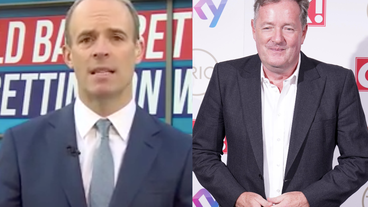 Dominic Raab's misunderstanding of misogyny was so bad even Piers Morgan called it out